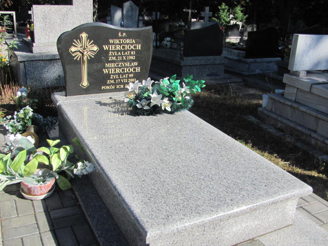 Grób Wiktoria Wiercioch