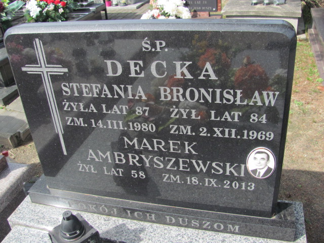 Stefania Decka 1893 Góra Puławska - Grobonet - Wyszukiwarka osób pochowanych