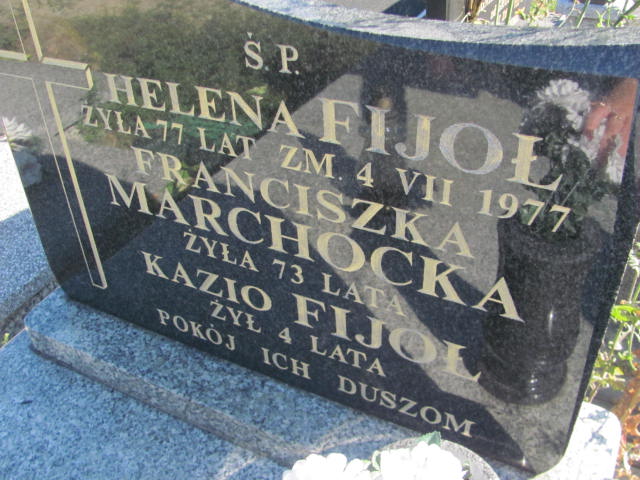 Helena Fijoł 1900 Góra Puławska - Grobonet - Wyszukiwarka osób pochowanych