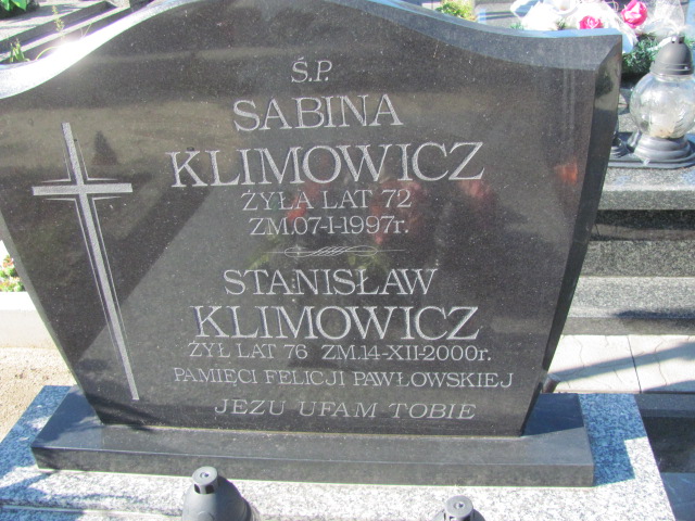 Stanisław Klimowicz 1924 Góra Puławska - Grobonet - Wyszukiwarka osób pochowanych