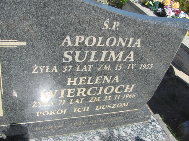 Apolonia Sulima 1918 Góra Puławska - Grobonet - Wyszukiwarka osób pochowanych
