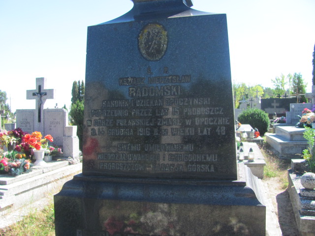 Ks. Mieczysław Radomski 1868 Góra Puławska - Grobonet - Wyszukiwarka osób pochowanych