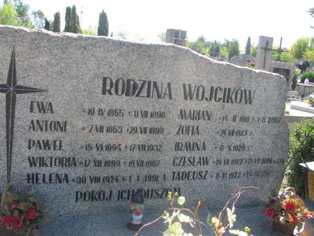 Ewa Wójcik 1855 Góra Puławska - Grobonet - Wyszukiwarka osób pochowanych