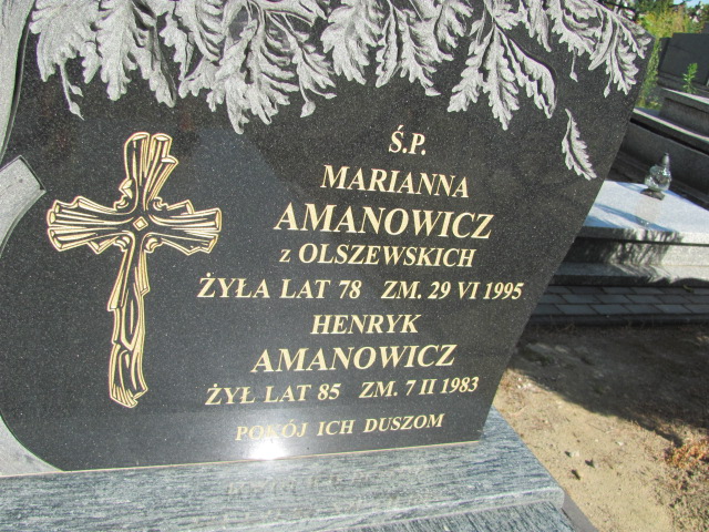 Henryk Amanowicz 1898 Góra Puławska - Grobonet - Wyszukiwarka osób pochowanych