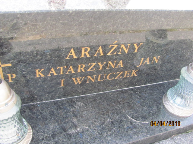 Katarzyna Araźna 1881 Góra Puławska - Grobonet - Wyszukiwarka osób pochowanych