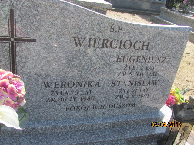 Weronika Wiercioch 1904 Góra Puławska - Grobonet - Wyszukiwarka osób pochowanych