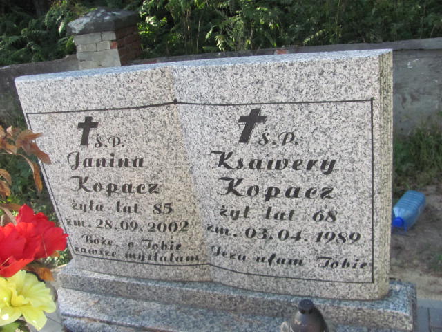 Janina Kopacz 1917 Góra Puławska - Grobonet - Wyszukiwarka osób pochowanych