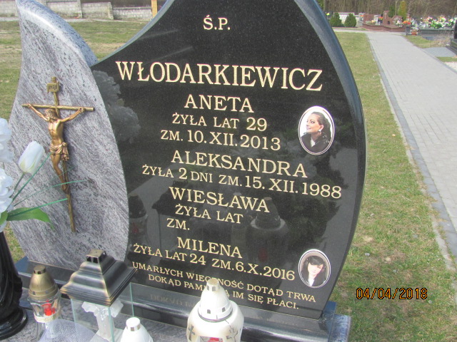 Aleksandra Włodarkiewicz Góra Puławska - Grobonet - Wyszukiwarka osób pochowanych